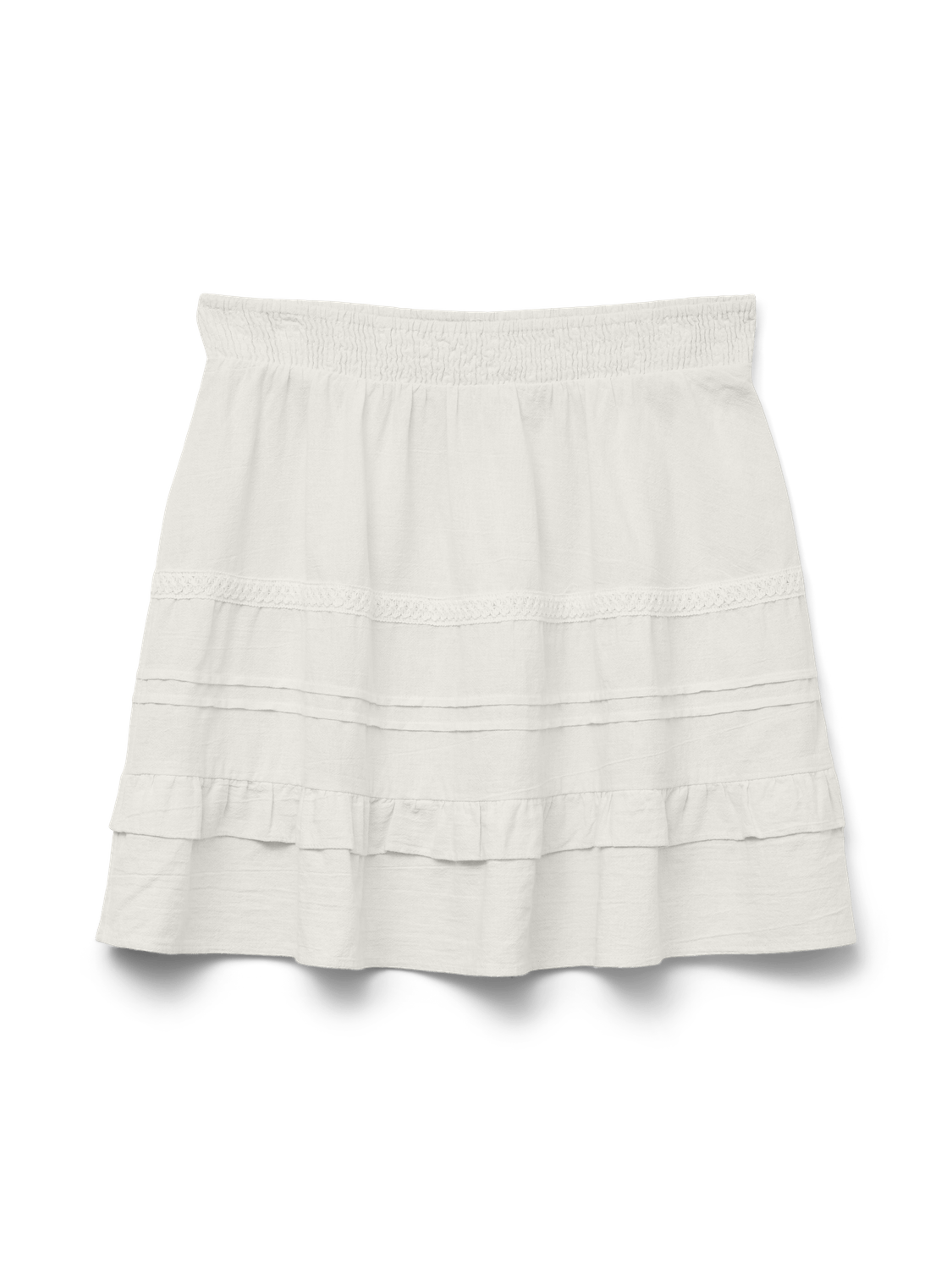 VMPRETTY Short Skirt - Snow White - VERO MODA & VILA Bergvik